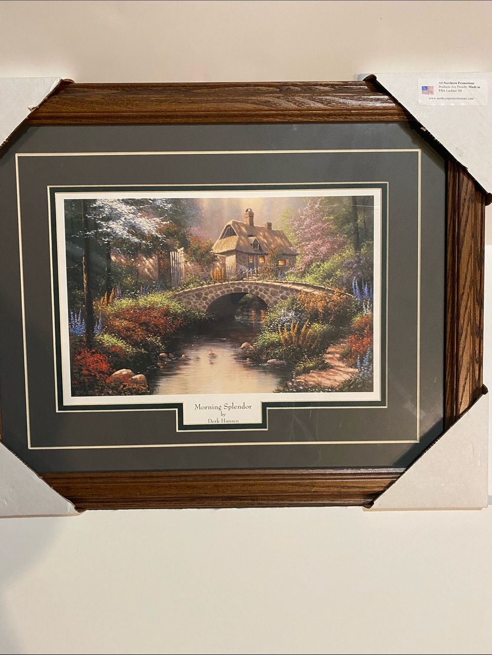Morning Splendor Art Print Derk Hansen Realistic Cottage Framed Home Decor